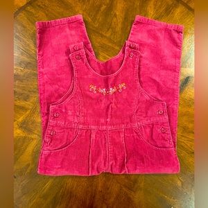Lands End Kids Coveralls. Corduroy Girls 4T.